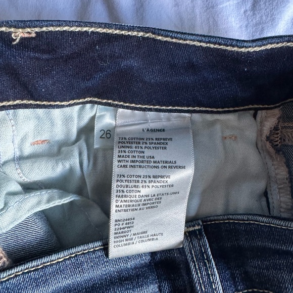 L’Agence Margot Skinny Jean in Columbia Wash size 26 - Picture 7 of 7